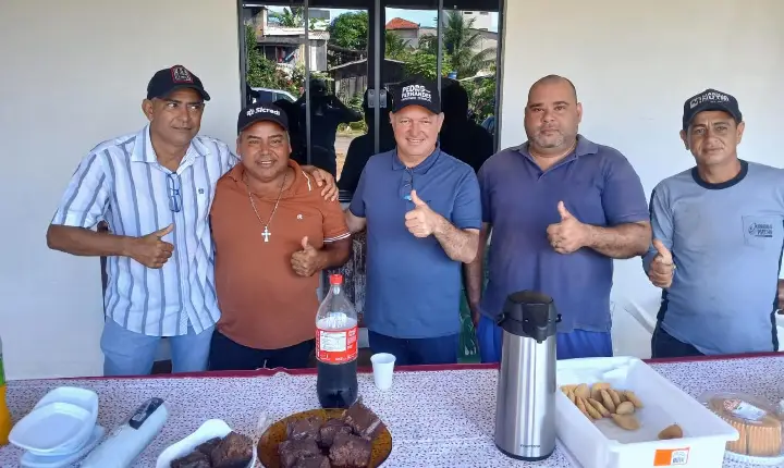 Edilson Meira recepciona deputado Pedro Fernandes em sua residência e costura apoio de lideranças locais para a reeleição do deputado