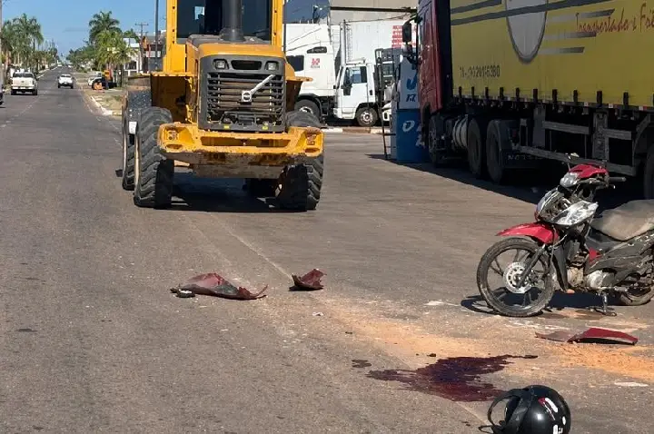 Identificada mulher que morreu atingida por pá-carregadeira, em Ji-Paraná, RO