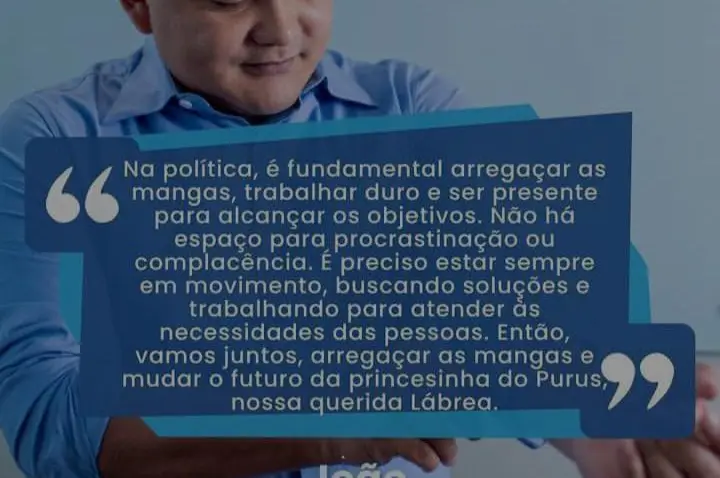 “LUTAR POR TODOS QUE ABRAÇARAM A BANDEIRA DO AMAZONAS E NOS EXIGEM SOLUÇÕES PARA AS SUAS NECESSIDADES MAIS URGENTES”