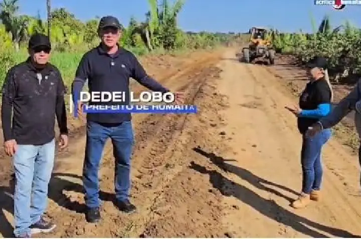 Prefeito Dedei Lobo acompanha recuperação de vicinais na região do distrito de Realidade