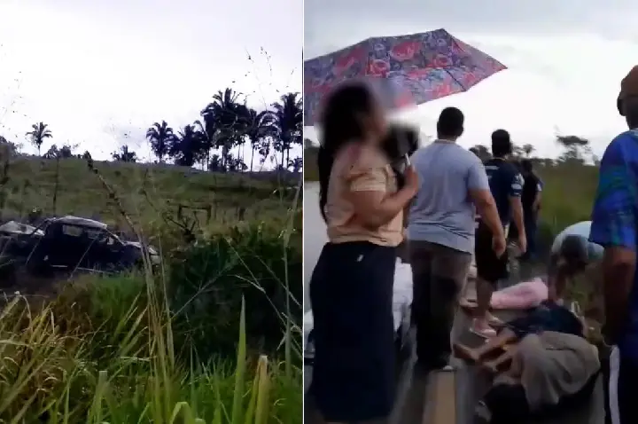 Tragédia na BR-364: criança e jovem morrem em capotamento próximo a Extrema