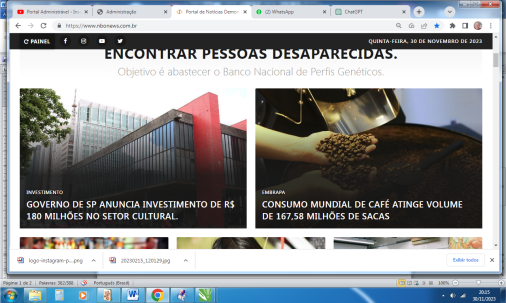 NBONEWS INVESTE EM UMA NOVA PLATAFORMA