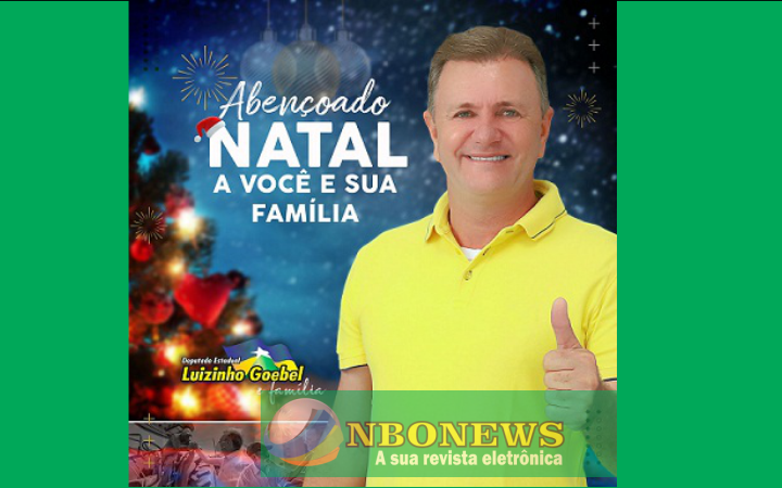 Mensagem de Natal do deputado estadual Luizinho Goebel asista ao vídeo