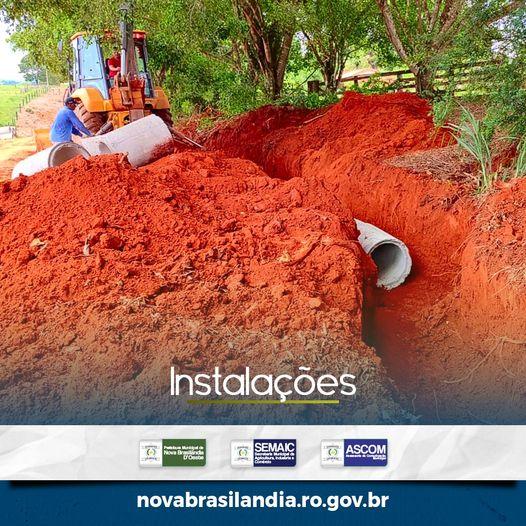 Prefeitura instala manilhas nas linhas 05 e 38
