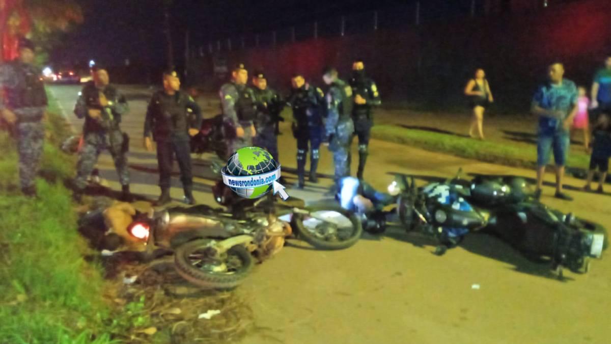 Perseguição acaba com dois bandidos presos e policiais da GTAM feridos na zona leste