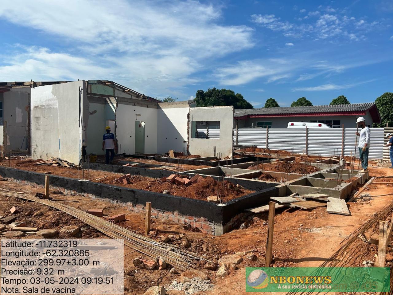Prefeitura de Nova Brasilândia investe na saúde reconstruindo e ampliando a sala de vacina
