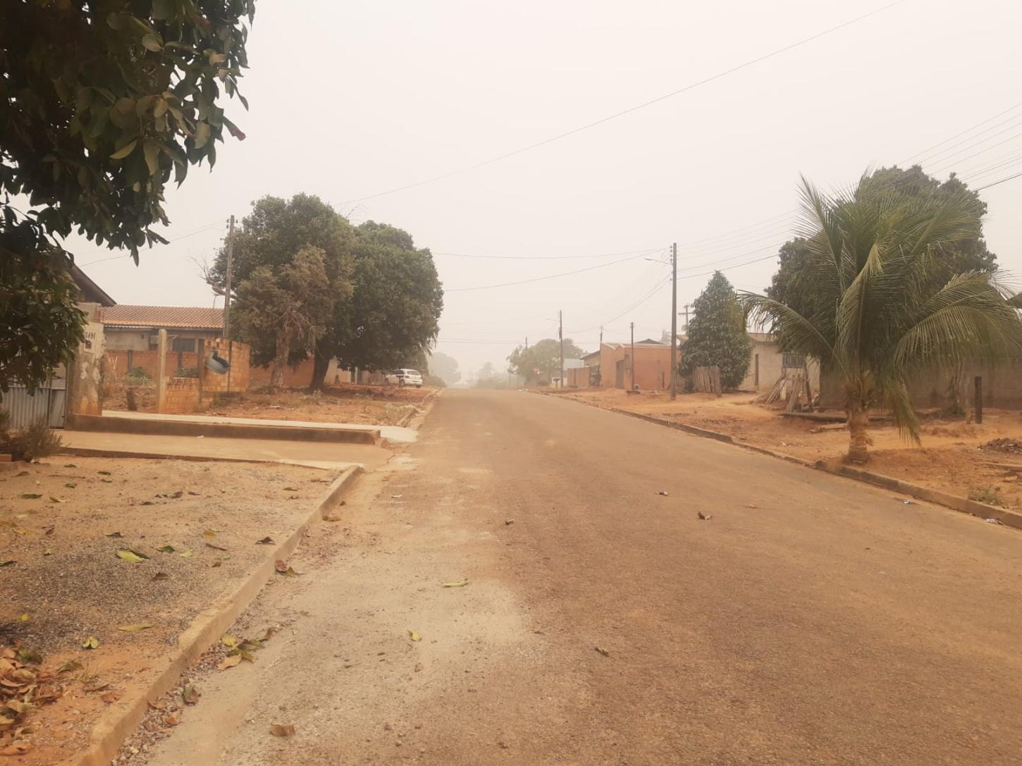 Nova Brasilândia do Oeste têm o dia mais enfumaçado do ano