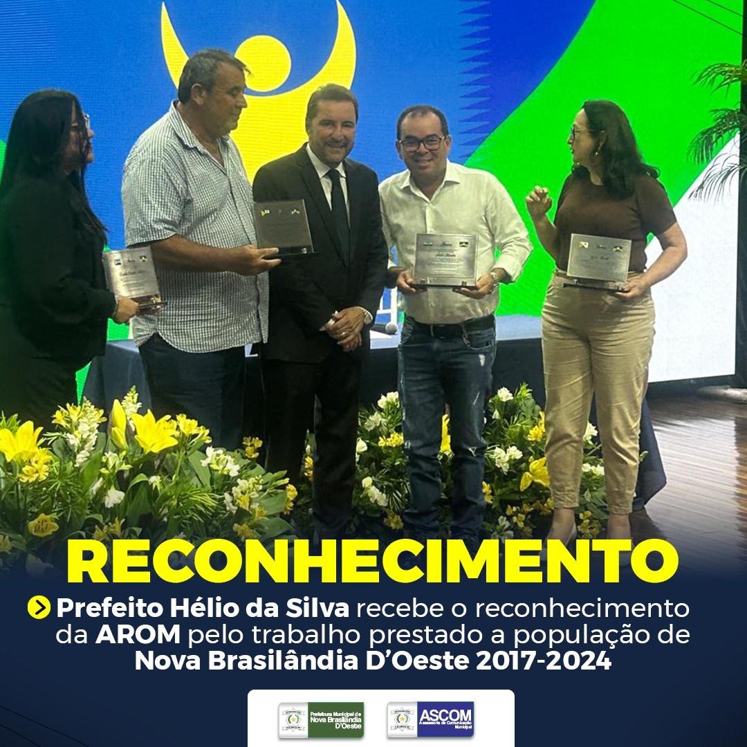 AROM homenageia o prefeito Hélio Mendes