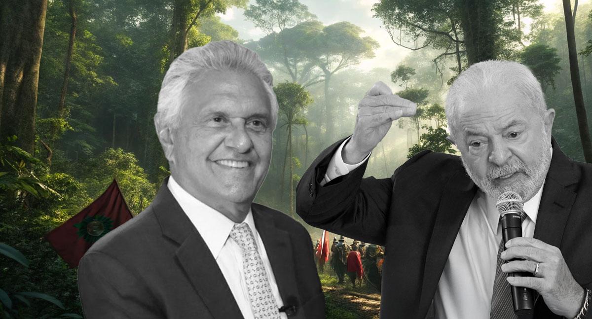 Caiado confronta Lula, garante que não colocará câmeras em policiais e diz que facções dominam a Amazônia