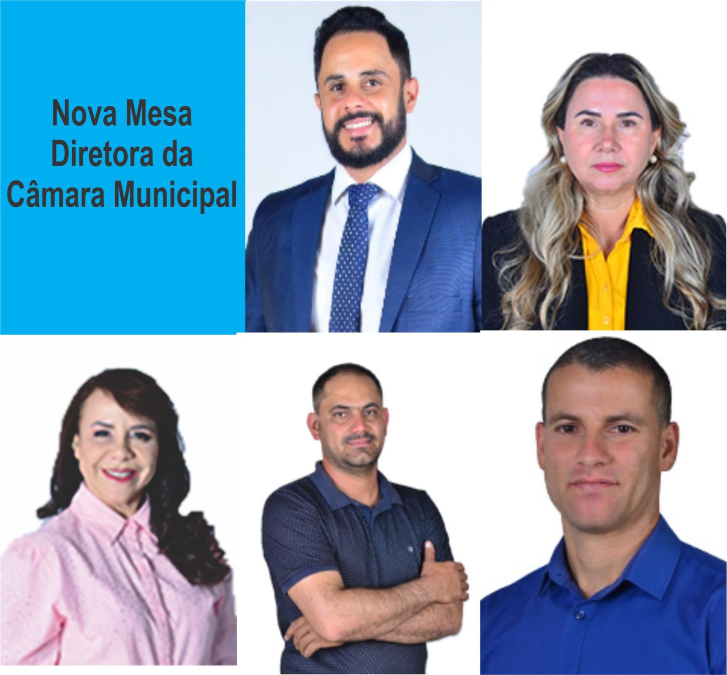 Confira como ficou a composição da Mesa Diretora da Câmara Municipal de Nova Brasilândia D’oeste
