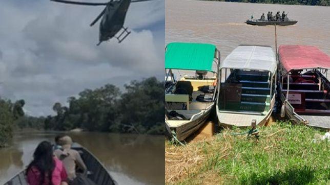 APESAR DA FORTE REPRESSÃO DAS FORÇAS DE SEGURANÇA, GARIMPEIROS E DONOS DE DRAGAS VINDOS DO LADO DE RONDÔNIA DESAFIAM O GOVERNO E ÓRGÃOS DE CONTROLE