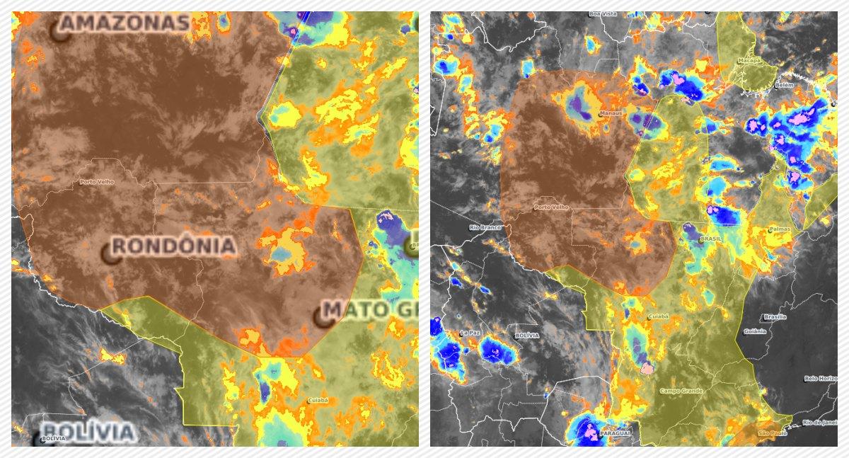 Com novo cenário meteorológico, previsão mantém tempestades intensas e severas para Rondônia