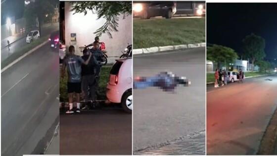 VÍDEO: Bandido assalta farmácia e é morto durante a fuga