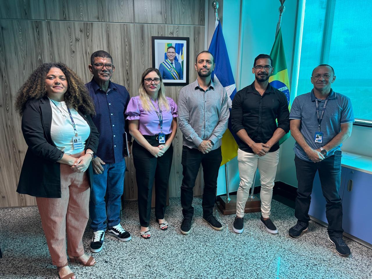 A comissão eleitoral do CONESP da Secretaria Estadual de Segurança Pública da Defesa e Cidadania / SESDEC de RO esteve reunida como os novos conselheiros