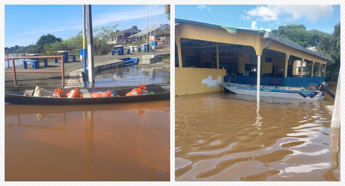 Rio Abunã avança e moradores pedem socorro: “Peixes estão nadando no assoalho”