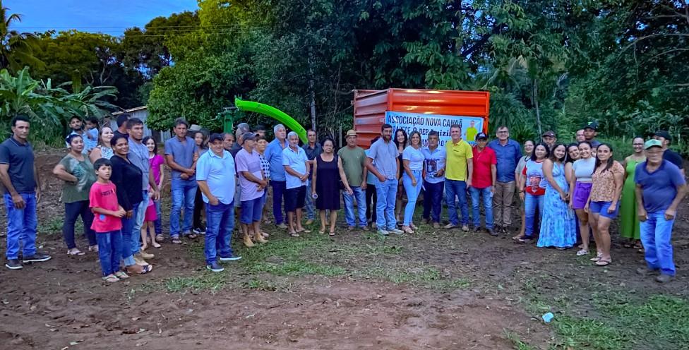 Deputado Luizinho Goebel entrega implementos agrícolas no valor de R$ 150 mil para Associação Nova Canaã, em Nova União