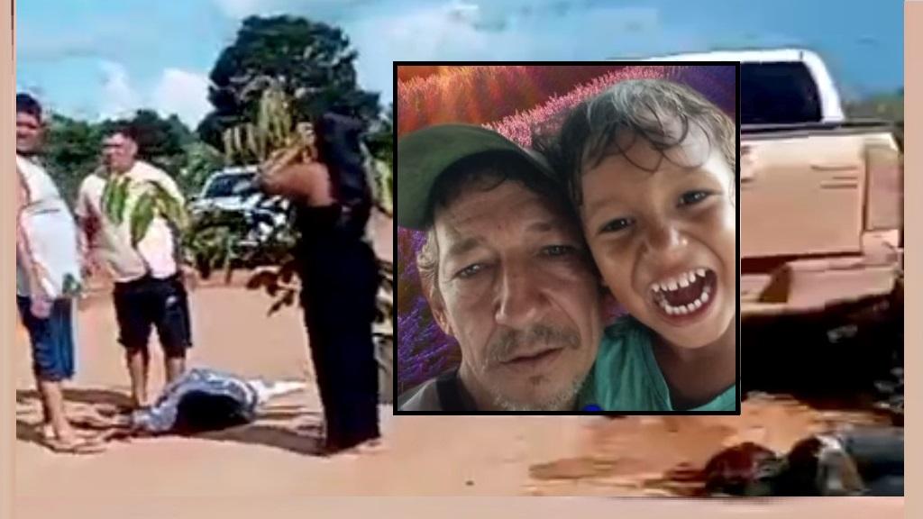 Pai e filho morrem em colisão envolvendo caminhonete e moto entre Cujubim e Machadinho D'Oeste