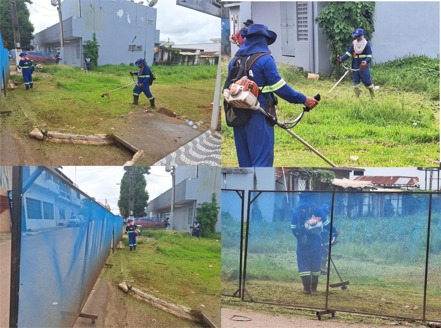 PREFEITURA INTENSIFICA SERVIÇOS DE CAPINAÇÃO E LIMPEZA NA CIDADE DE LÁBREA, APESAR DAS FORTES CHUVAS NO FINAL DO INVERNO AMAZÔNICO