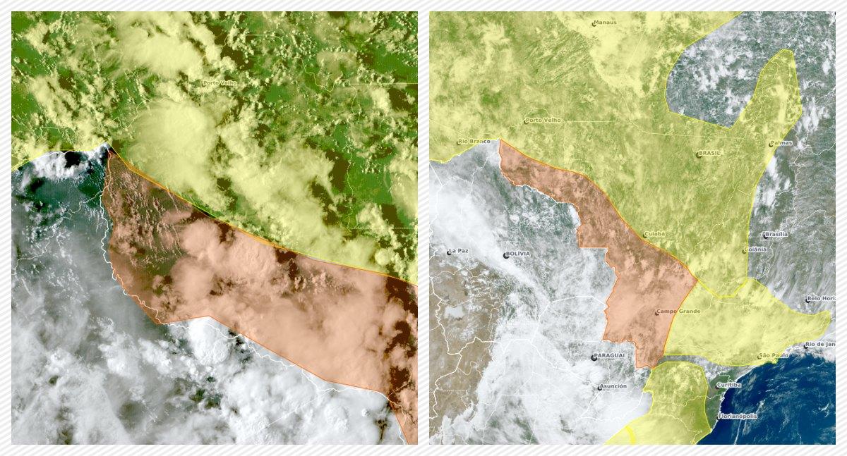 Rondônia: acumulados de chuvas irão oscilar nos próximos dez dias