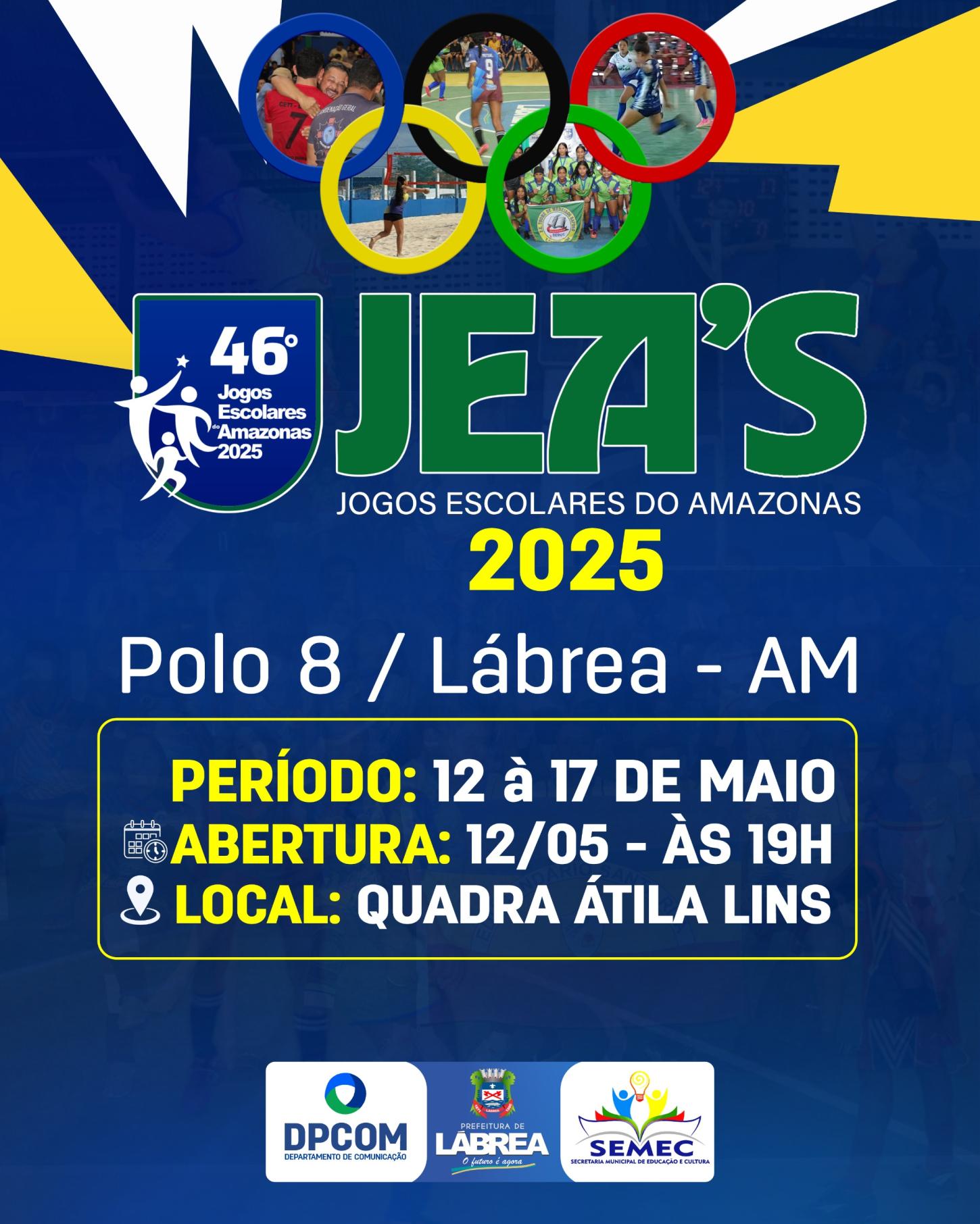 COMEÇAM OS JOGOS ESCOLARES DA 46ª EDIÇÃO DO JEAM DE 2025 NA CIDADE DE LÁBREA