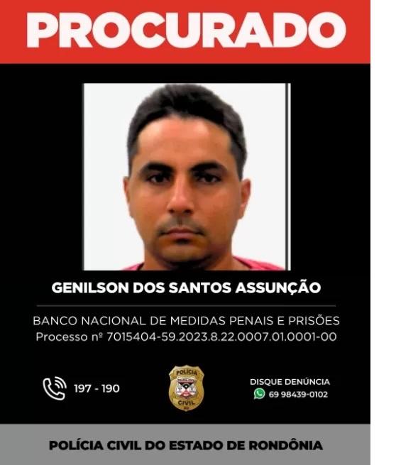 Polícia Civil pede ajuda da população para localizar foragido