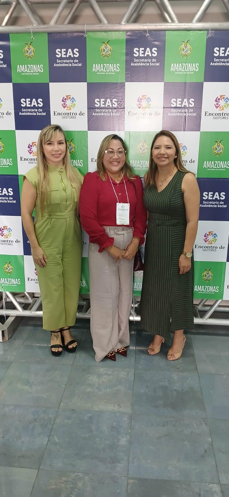MANAUS (AM) – SECRETÁRIA VALDIZA RODRIGUES DA SEMAS DE LÁBREA PARTICIPA DE ENCONTRO DE GESTORES EM MANAUS