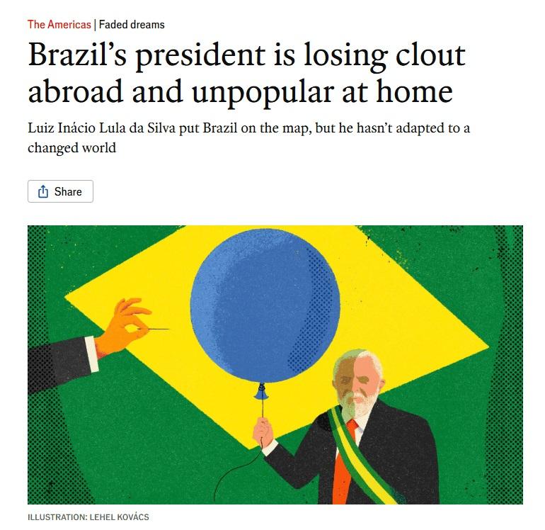 Críticas a Lula ganham eco lá fora