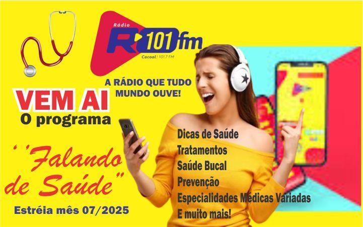 Falando de Saúde estreia neste sábado na Rádio Rondônia FM 101,7 em Cacoal