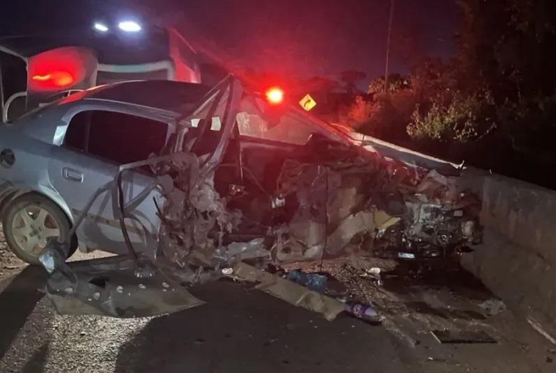 Grave acidente na ponte da RO-383 entre Santa Luzia e Rolim de Moura