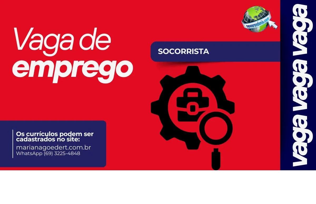 Mais de 110 vagas para Socorrista em Rondônia – BRvida e NOVA364 estão contratando