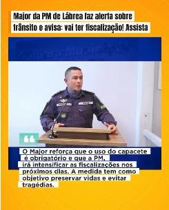 NO DOMINGO 10, MAJOR PM MANOEL CANTANHEDE E AUTORIDADES LABREENSES TERÃO CONTATO COLETIVO DIRETO COM CIDADÃOS DO EIXO DA CADEIA PRODUTIVA