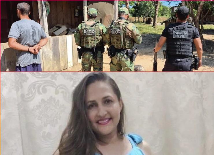 Preso no Amazonas homem que agrediu mulher moradora de Nova Brasilândia do Oeste, que morreu um ano após a tentativa de feminicídio