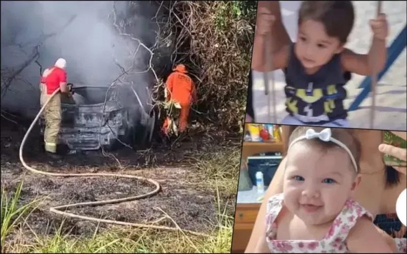 Crianças que morreram carbonizadas em acidente na BR-429 eram de Alto Alegre dos Parecis
