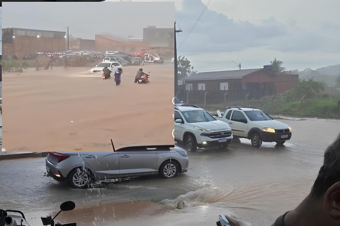 Fortes chuvas causam estragos em porto Velho e população cobra vereadores e prefeito