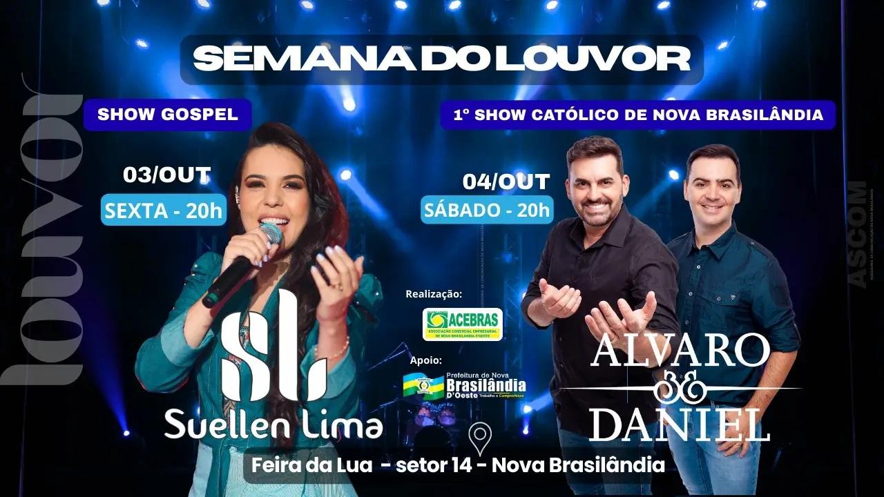 Semana do Louvor em Nova Brasilândia D’Oeste promete duas noites inesquecíveis