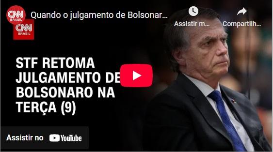 STF retoma nesta terça julgamento de Bolsonaro com voto de ministros