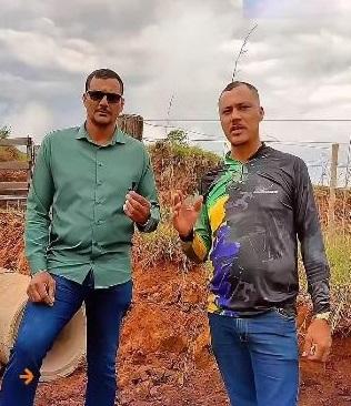 Nova Brasilândia do Oeste – Prefeito Ginão e Secretário Reginaldo Gama anunciam que pontes de concreto das Linhas 15 e 114 estão em fase final da obra