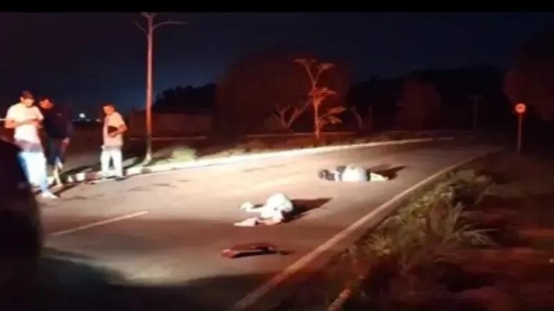 VÍDEO: Acidente entre táxi e moto na RO-460 em Buritis deixa um morto e dois feridos
