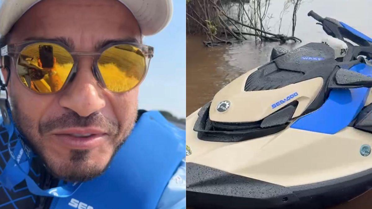 VÍDEO: bombeiros encontram corpo de turista que sumiu ao resgatar jet ski no Rio Negro; entenda caso
