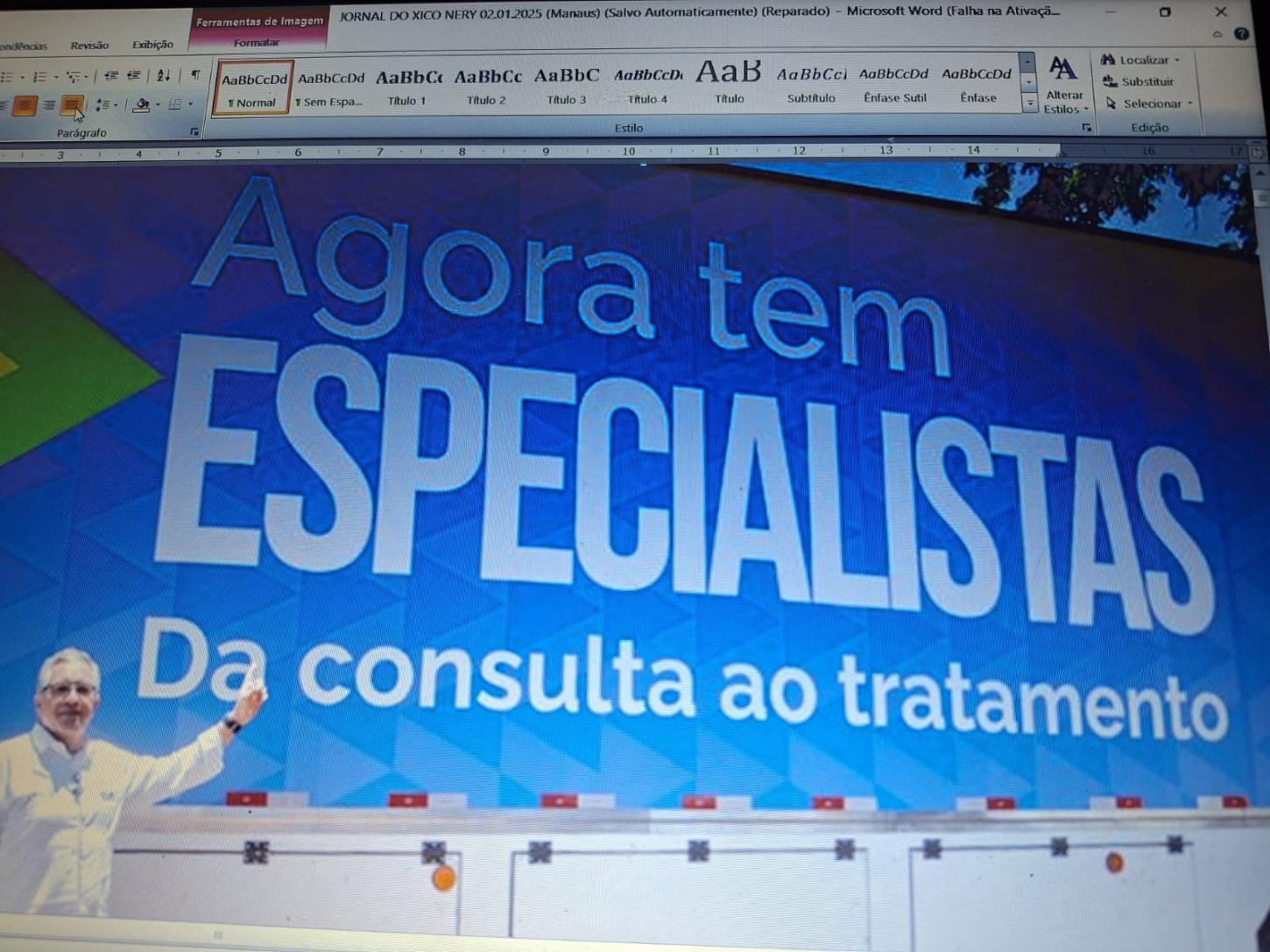 CARRETA ITINERANTE DA SAÚDE DO GOVERNO FEDERAL “AGORA TEM ESPECIALISTAS” CHEGA À LÁBREA