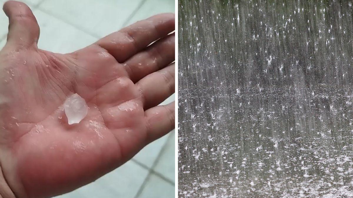 Chuva de granizo em Manaus? Moradores compartilham fotos e vídeos de fenômeno