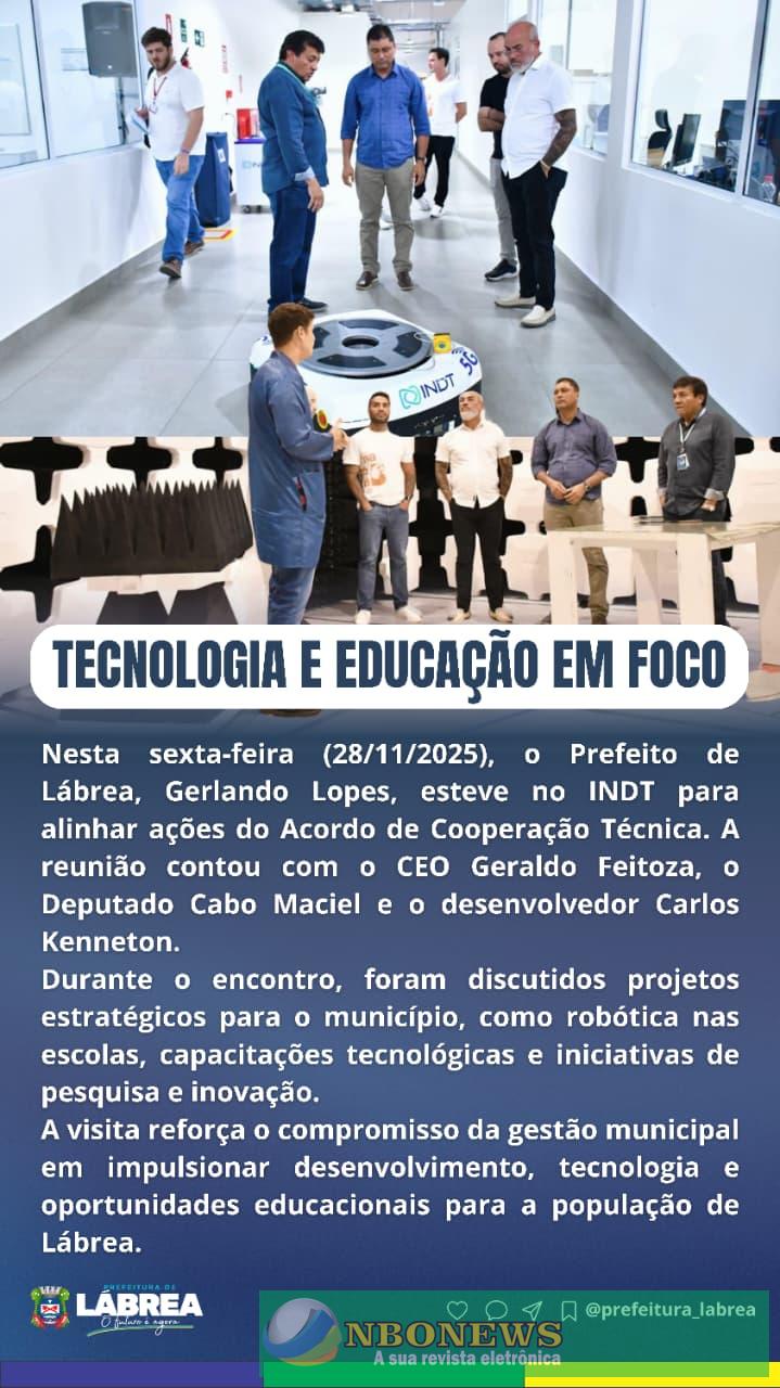 MUNICÍPIO DELÁBREA ENTRA NO RADAR DA MODERNIDADE E LUCRA COM ALINHAMENTO DE AÇÕES ENTRE PREFEITURA E O INDT