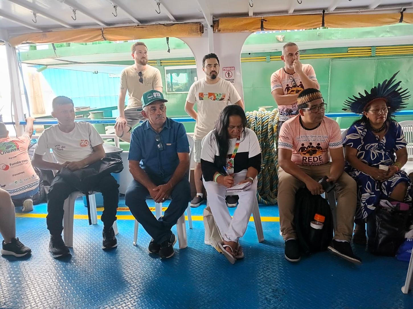 REPRESENTANTES DO SINDICATO RURAL, DE MULHERES INDÍGENAS, RIBEIRINHAS E QUILOMBOLAS, EM LÁBREA, DEFENDEM JUSTIÇA CLIMÁTICA