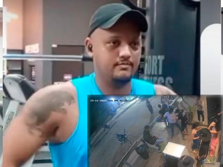 Vídeo -Segurança é assassinado em frente e tabacaria; câmera registrou crime