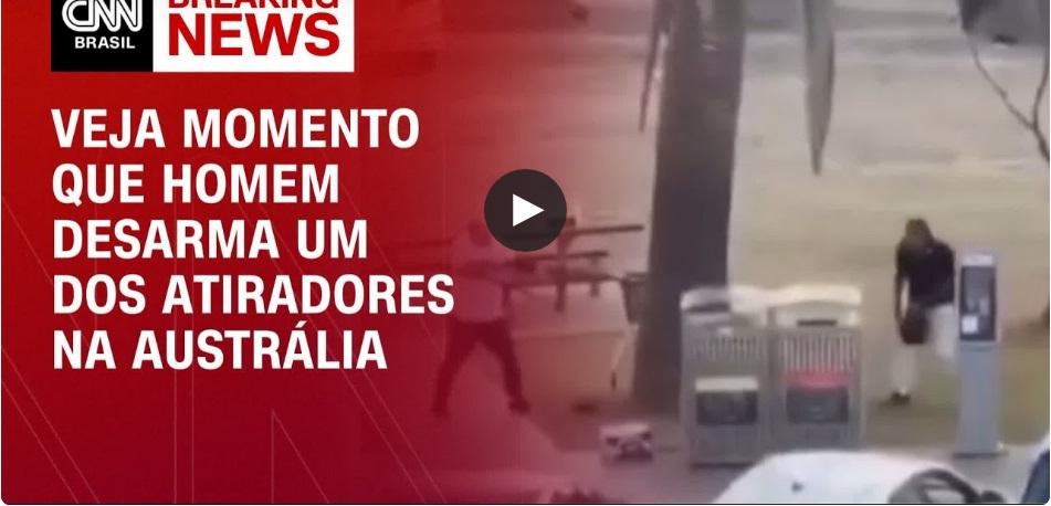 Ataque na Austrália: veja momento em que homem desarma um dos atiradores