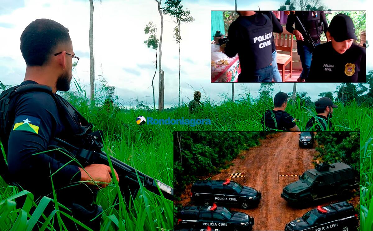 Operação da Polícia Civil de Rondônia no Acre prende um e avança em investigação sobre assassinato de fazendeiro