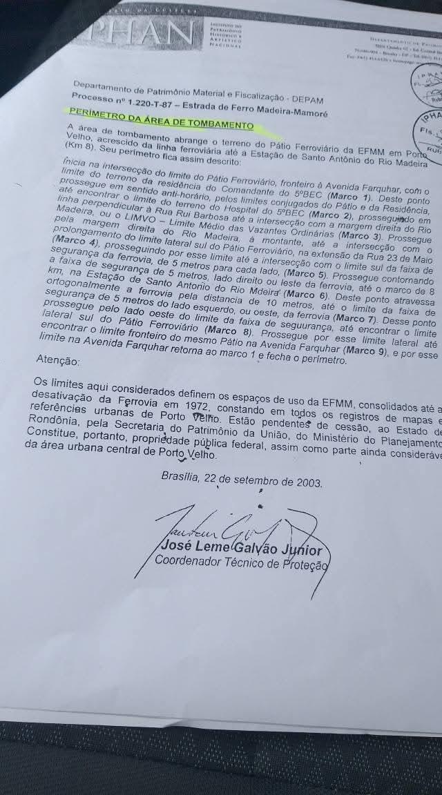 IPHAN DE RONDÔNIA É ACUSADO DE IGNORAR CARTILHA DE ORIENTAÇÕES E PODE TER LEVADO A PREFEITURA DE PVH A CONSTRUIR QUIOSQUES EM ÁREA TOMBADA DA MADEIRA MAMORÉ