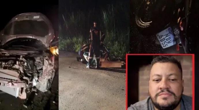 Motociclista morre em colisão frontal com veículo conduzido pelo prefeito de Urupá na RO-473