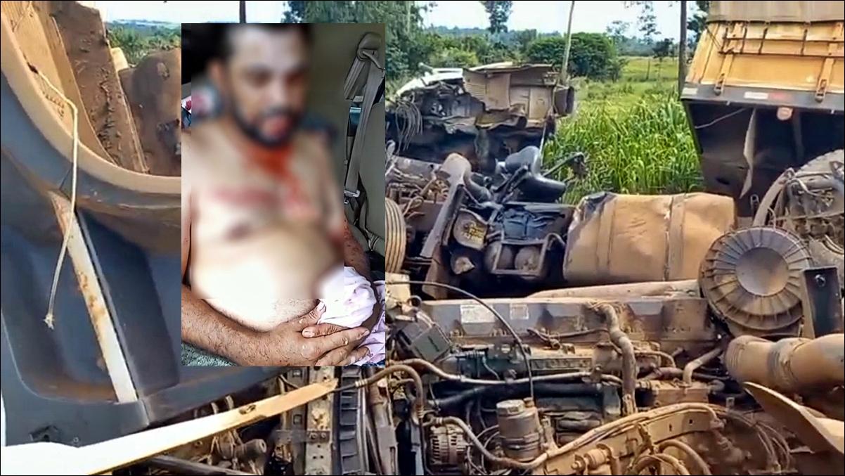 Motorista diz em vídeo que colega foi pra cima em acidente na BR-364, em Cacoal