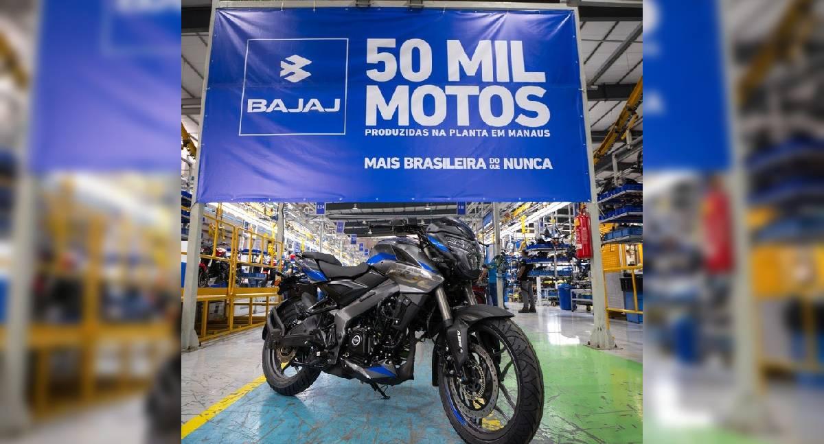 Produção da Bajaj no Brasil chega a 50 mil unidades